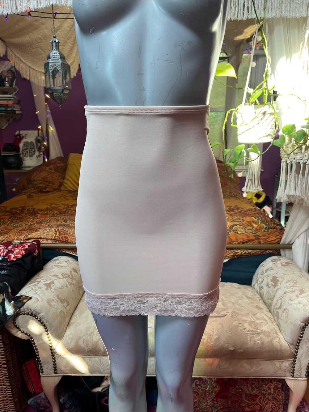 Vintage Nancy Ganz bodyslimmers shapewear bodycon skirt